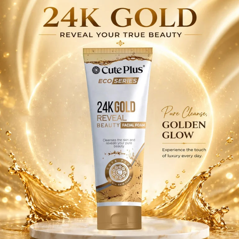 24K Gold Facial Foam 100ml