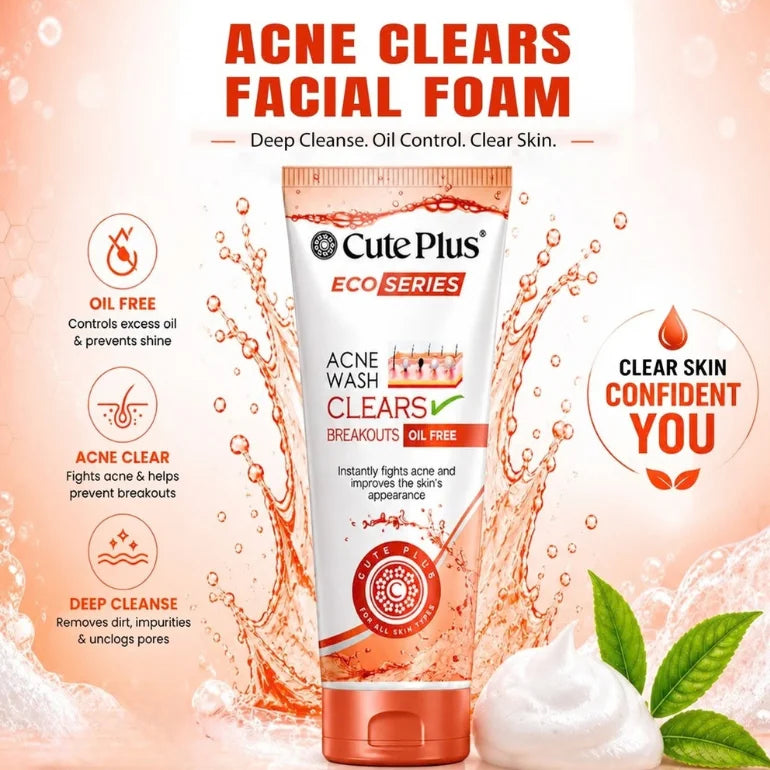 Acne Oil Free Facial Foam 100ml