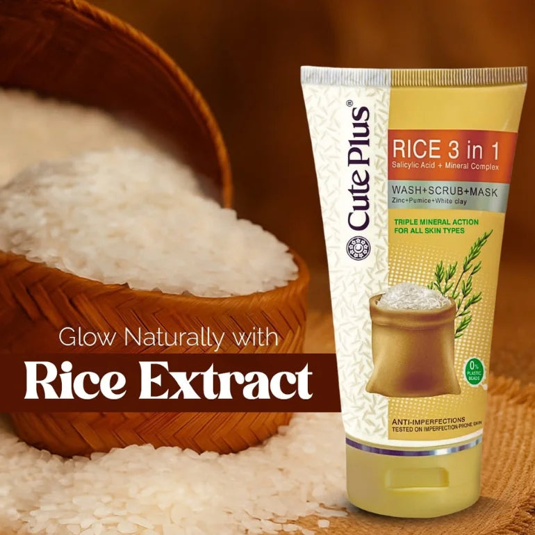 Rice 3 in 1 Wash+Scrub+Mask 150ml